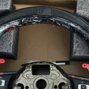 Volant en fibre de carbone forgé pour Volkswagen <span class=keywords><strong>Golf</strong></span> 6 MK 6 <span class=keywords><strong>Golf</strong></span> 7 MK 7 MK 7.5 R <span class=keywords><strong>GTI</strong></span> VW <span class=keywords><strong>Golf</strong></span> 7.5 R Volant de voiture à LED - Product Image 5