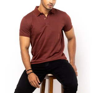 Nouveauté, chemise de golf pour homme en coton 100% de haute qualité, tricotée, impression numérique, poids lourd, séchage rapide, couleur unie, uniforme - Product Image 1