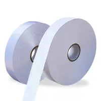Wy003 rolo de fita de taffeta de nylon, fita personalizada em branco para cuidados com a roupa