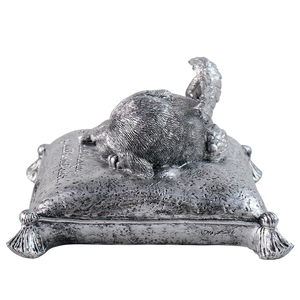 Urna conmemorativa para mascotas grabada personalizada con alas de Ángel para perro durmiente, contenedor personalizado para cenizas de mascotas para gatos y perros - Product Image 5