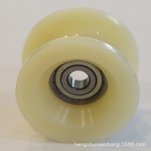 Nylon Bearing <b>Pulleys</b> 100mm Diameter 60mm Shaft High Strength For I Beam Use - Product Image 3