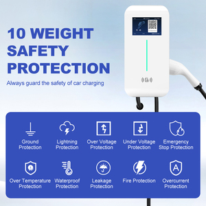 เครื่องชาร์จรถยนต์ไฟฟ้าสำหรับที่อยู่อาศัย 7kW รุ่นใหม่ แบบที่ 2 โหมด 3 พร้อมระบบตั้งเวลาชาร์จที่บ้าน ควบคุมผ่านแอปอัจฉริยะ ตรวจสอบด้วย RFID ติดตั้งง่าย ดีไซน์สวยงาม สีดำ 32A - Product Image 3