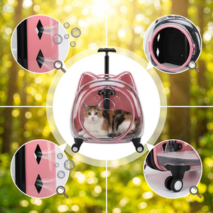 حقيبة ظهر شفافة بالكامل للحيوانات الأليفة <span class=keywords><strong>Pet</strong></span>-جيل خارج مساحة الحيوانات الأليفة للاستخدام متعدد الأغراض للحيوانات الصغيرة - Product Image 3