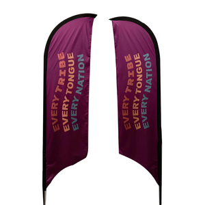 Ngoài trời lông cờ khuyến mại cờ và biểu ngữ tùy chỉnh quảng cáo bãi biển cờ Giọt Nước Mắt biểu ngữ - Product Image 5