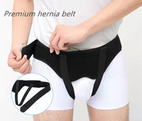 Ceinture de soutien médical premium pour hernie inguinale avec coussinet en silicone – Traitement professionnel de la hernie inguinale