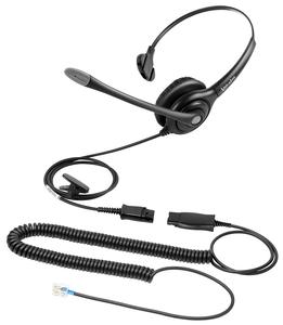 ชุดหูฟังตัดเสียงรบกวนแบบข้างเดียวพร้อมสาย HIS สำหรับ Avaya IP 1608, 1616, 9601, 9608, 9611, 9611G, 9620, 9621, 9630, 9631 - Product Image 5