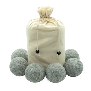Nepalese Women Hand-Felted Eco-Friendly Bio-Degradable Wool <b>Laundry</b> Dryer Lint <b>Balls</b> New Zealand Wool Alternative to Toxic <b>Discs</b> - Product Image 1