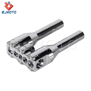 Pince de guidon de moto de 1 "6"- 12 "+ 1" pour Harley Road <span class=keywords><strong>Electra</strong></span> Glide Street Fat Bob Fatboy FLHT FLTR FLHR - Product Image 4