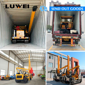 เครื่องตอกเสาเข็มพลังงานแสงอาทิตย์สำหรับวิศวกรรมโซลาร์เซลล์การออกแบบตัวถังราง - Product Image 4