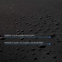 Mochila impermeable para ordenador portátil, compartimento rígido acolchado para portátil, para hombre