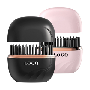 Peigne chauffant portable pour lisser les <span class=keywords><strong>cheveux</strong></span>, brosse lissante sans fil, ions négatifs, brosse lissante pour les voyages - Product Image 1