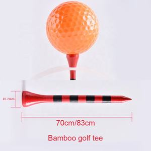 Tees de golf en bambou personnalisés en gros - Tees rayés écologiques pour clubs de golf, écoles et promotions d'événements - Product Image 5