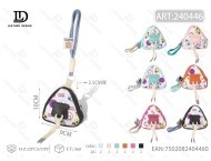 <b>Canvas</b> Triangle Hanging <b>Bag</b> Single Knot Buckle <b>Drawstring</b> Closure All Seasons Women's <b>Bag</b> - Product Image 1