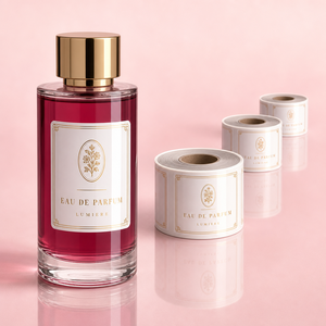 Etiquetas de Lujo para Botellas de Fragancia, Troqueladas, con Lámina Dorada, Personalizadas, Resistentes al Aceite, <span class=keywords><strong>Película</strong></span> Metálica Autoadhesiva, Impresas con UV, de Fábrica - Product Image 3