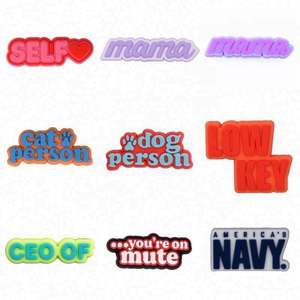 NETA Porte-bonheur en PVC pour la plage, la fête de Noël, la décoration de Noël-Cartoon Australian Mexico Puerto Themes for Sandals Gifts - Product Image 2