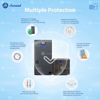 Climatisation commerciale légère Puremind Factory Direct R32 AHU 60000 Btu 5 tonnes, unités de traitement d'air à vitesse variable pour projets CVC