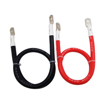 UPS 1/0 3/0 25 mm2 25mm 35 mm2 10MM 2AWG 6AWG connecteur automobile à sertir sur les cosses de batterie M8 câble d'alimentation de batterie cc