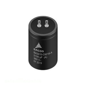 Condensateur à souder à trous traversants 6600 uF CAP ALUM 6600UF 300V, référence fabricant B43415C3668A000 - Product Image 1