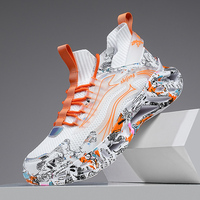 Mode lame Tennis baskets décontractées coloré confort antidérapant travail Sport athlétique formateur hommes sans lacet course chaussures de marche