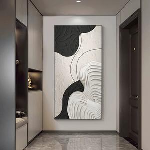 Dipinto a Olio Originale Fatto a Mano in Stile ROMANO Moderno e Minimalista, Arte Murale Decorativa Impermeabile per Ingresso - Product Image 1