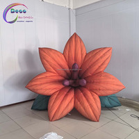 Nouvelles fleurs gonflables colorées gonflables de publicité d'Halloween