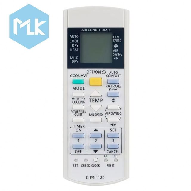 MLK K-PN1122 KL-PN1128 Replacement Universal Air Conditioner Remote Control Fit for Pan AC Air Conditioner Remote Controller