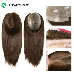 Prótesis Capilar <span class=keywords><strong>de</strong></span> Polipiel con Inyección 7x9, Liso Natural, Todas las Longitudes 14" 16", Toupee <span class=keywords><strong>de</strong></span> PU para Mujeres con Pérdida <span class=keywords><strong>de</strong></span> <span class=keywords><strong>Cabello</strong></span> - Product Image 5