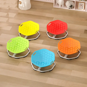 Kids Sensory Wobble Spinning <b>Chair</b> Plastic <b>Swivel</b> Seat for Physical Coordination Balance Training Sensory Therapy Equipment - Product Image 1
