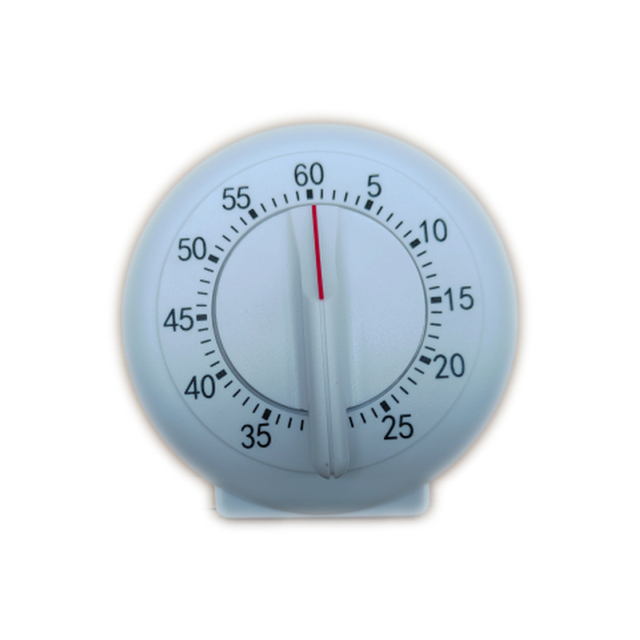 Customized Round Clock Timer 1 Hour Countdown Mechanical Kitchen Timer