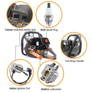 หัวเลื่อยยนต์แก๊ส NEOTEC F660V 92CC รุ่นไฮเอนด์ กำลัง 5.2KW 7 แรงม้า ใช้ได้กับบาร์ขนาด 25/28/36/42 นิ้ว ใช้ได้กับรุ่น 660 066 660 - Product Image 5