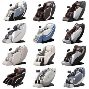 Smart Heating Luxury Massage Chair | <b>Plug</b>-In Voice <b>Control</b> <b>Remote</b> <b>Control</b> Musical Full Body Massager with SL-Type Guide Rail - Product Image 5