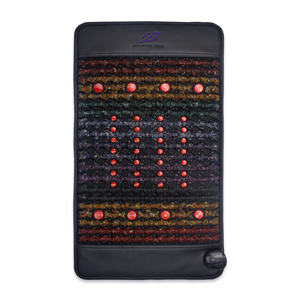 Luxe B85 Mini Formaat Edelsteen PEMF Kristal Chakra Mat Amethist Foton Rood Licht Therapie Infrarood <span class=keywords><strong>Massage</strong></span> Matras - Product Image 1