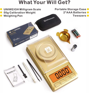 Balança Eletrônica de Alta Precisão 100g *0.001g para Joias, Laboratório de Diamantes, Ferramentas de Medição de Peso Medicinal de Ouro 0.001g - Product Image 4