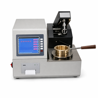 ASTM D92 Automatic Cleveland Open Cup Flash Point Tester Petroleum Lubricant Oil Analysis Equipment Laboratory Instrument