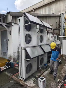 เครื่องปรับอากาศไฮบริดพลังงานแสงอาทิตย์แบบแยกส่วน 12000 บีทียู 1.5 แรงม้า 1 ตัน ใช้พลังงานแบตเตอรี่ 48 โวลต์ 100% รุ่น ZM-12K เครื่องปรับอากาศพลังงานแสงอาทิตย์ 1.5 แรงม้า รุ่น ZM-12K - Product Image 1