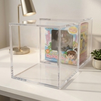 Boîte de présentation personnalisée en acrylique pour ETB, résistante aux UV, avec couvercle magnétique transparent, boîte de protection pour Elite Trainer Box