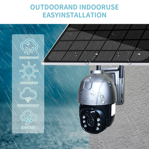 O-KAM <span class=keywords><strong>Wifi</strong></span> 4G 3MP Năng Lượng Mặt Trời Powered Dome Mạng Máy Ảnh Châu Á-Thái Bình Dương 4G Tầm Nhìn Ban Đêm Góc Rộng Hai Cách Âm Thanh NVR/Đám Mây/SD Được Xây Dựng-Trong - Product Image 4