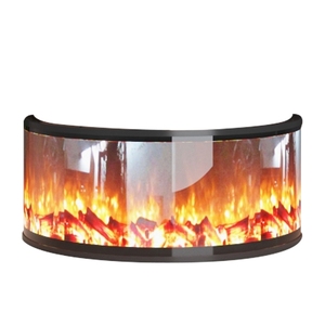 Hot Sale Free <strong>Standing</strong> Round Electric <strong>Fireplace</strong> Heater <strong>Tv</strong> Wall Unit <strong>With</strong> <strong>Fireplace</strong> - Product Image 1