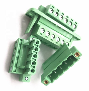 Deyconn 5.08Mm Pitch <span class=keywords><strong>Terminal</strong></span> <span class=keywords><strong>Block</strong></span> 4pin Rechte Hoek Verticale Plug In Mannelijke Vrouwelijke 5.08 Pluggable <span class=keywords><strong>Terminal</strong></span> <span class=keywords><strong>Block</strong></span> Connector - Product Image 4