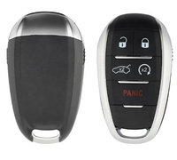 Clé à distance sans clé de vente directe d'usine pour clé automatique Alfa Romeo 2017-2021 avec Fcc KR5ALFA434 Pn 6EP44LXHAA 5 boutons 433MHZ