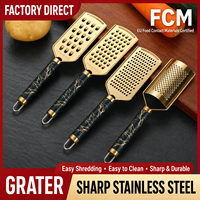 Ensemble de râpes en acier inoxydable, hachoir manuel multifonctionnel pour pommes de terre, gingembre, radis, melon, gadget de cuisine domestique