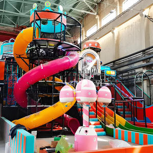 Prix Usine Thème Pays des Bonbons, Zone <span class=keywords><strong>de</strong></span> Jeux <span class=keywords><strong>de</strong></span> Rôle, avec Grand Toboggan, Aire <span class=keywords><strong>de</strong></span> Jeux Intérieure Multi-Niveaux, Centre <span class=keywords><strong>de</strong></span> Divertissement pour Enfants - Product Image 2