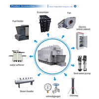 Générateurs de vapeur horizontaux industriels de biomasse de charbon de basse pression de DZL 1Ton 2 T 5Th 10Ton/hr 12 tonnes/h efficaces et fiables
