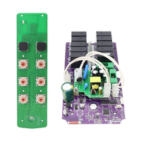 Control Remoto Industrial por Radio SF-2D+4SC, 2 Velocidades Dobles + 4 Velocidades Individuales, Botón de Paro de Emergencia, IP67, CE, para Grúa Puente