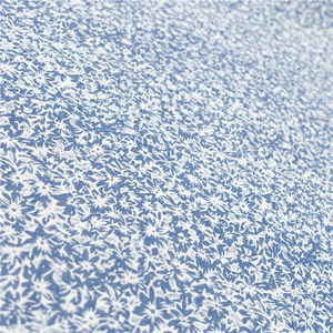 Áo sơ mi dệt Skygen màu xanh, chất liệu vải <span class=keywords><strong>cotton</strong></span> in hoa nhẹ nhàng - Product Image 3