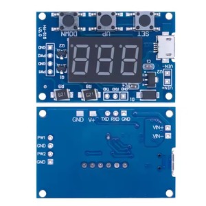 Générateur de signal PWM réglable 2 canaux Micro USB DC, module de fréquence d'impulsion à cycle de travail, affichage numérique LED, tube, DC 5V 12V 24V DIY - Product Image 4