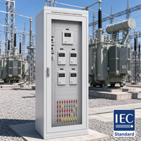 Système de contrôle intégré de la protection des transformateurs du panneau d'automatisation de la sous-station hydroélectrique