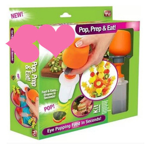 Vente chaude En Plastique Légumes Fruits Cutter Gâteau Décoration <span class=keywords><strong>Kit</strong></span> 6 PCS Articles Ménagers Cuisine Outils Gadget - Product Image 2