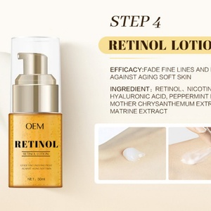 ชุดผลิตภัณฑ์ดูแลผิวหน้าแบบกำหนดเองสำหรับแบรนด์ส่วนตัว OEM ประกอบด้วยคลีนเซอร์ โทนเนอร์ ครีม โลชั่น เรตินอล - Product Image 6
