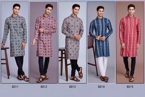 ชุดนอน Kurta สำหรับผู้ชายเสื้อผ้าสำหรับเทศกาลและปากีสถานแบบอินเดีย - Product Image 3